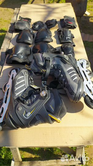 Ролики для взрослых+защита