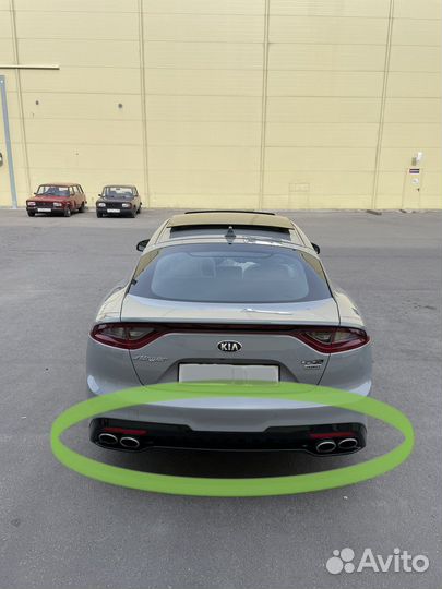 Диффузор задний kia stinger 2019 GT line