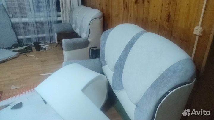 Перетяжка мебели диванов кроватей кресел