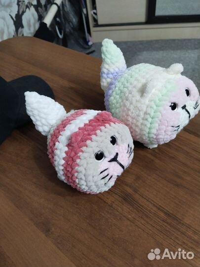 Вязаные игрушки ручной работы