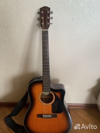 Электроакустическая гитара Fender CD-60CE SB-DS-V2