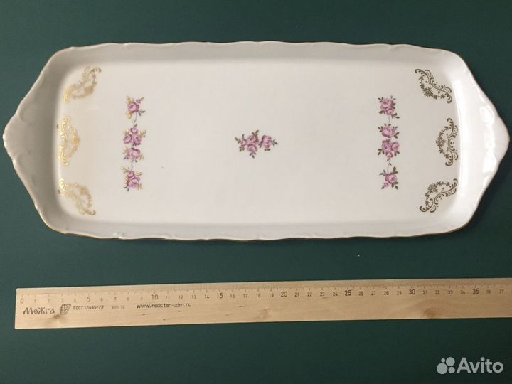 Поднос фарфоровый. Чехия