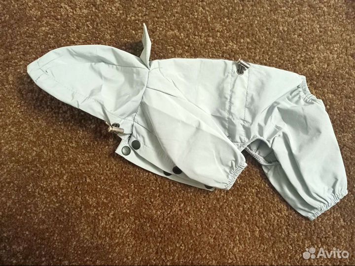 Дождевик для маленьких собак, светоотражающий комб