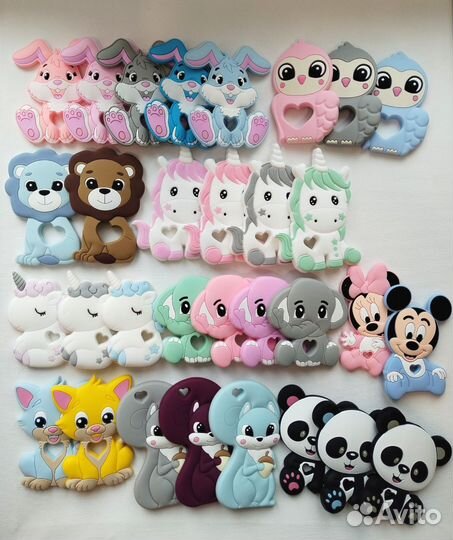 Грызунки, держатели для соски