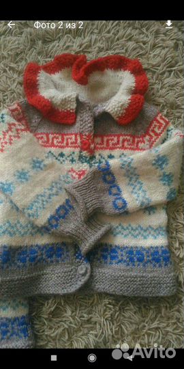 100 шерстяные кофты, мега тёплые на рост 68-98