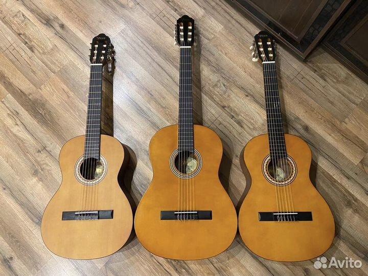 Гитары 4/4 Hohner HC06 и Valencia VC104-204