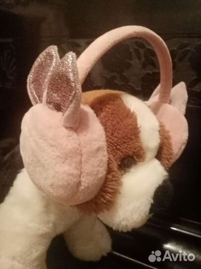 Наушники мягкие ободок ушки зайца новые
