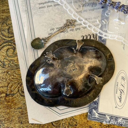 Икорница. Серебро 84 пр. Мастерская Хлебникова