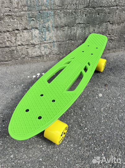 Пенни борд Fish зелёный