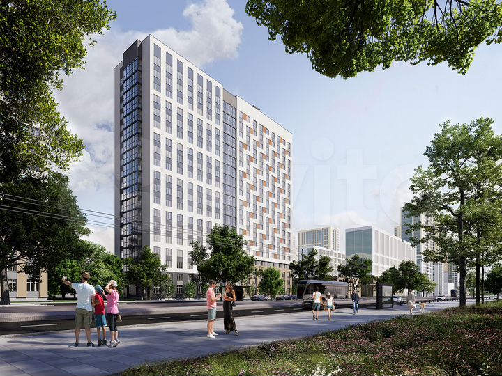 2-к. квартира, 56,6 м², 3/19 эт.