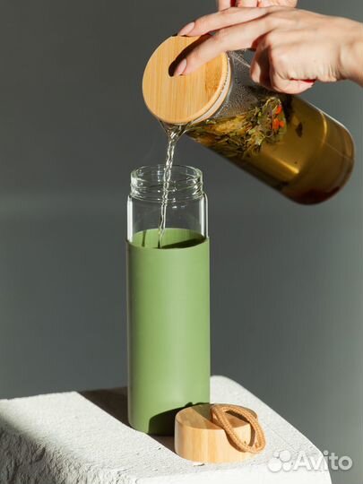 Бутылка стеклянная для напитков