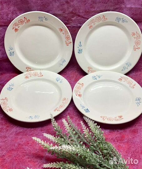 Пакетом 11 шт тарелки/блюдца СССР цена за все