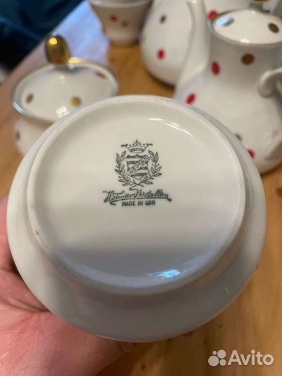 Сервиз чайный Weimar антиквариат гдр