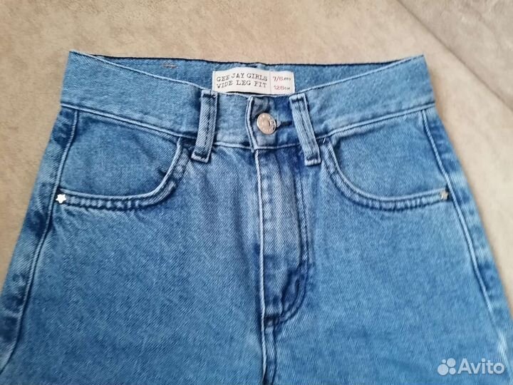 Джинсы девч 128