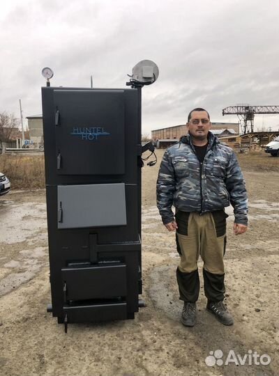 Твердотопливный котел длительного горения