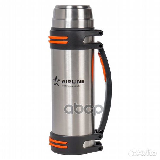 Термос с ручкой 2 0 л. нержавеющая сталь цвет