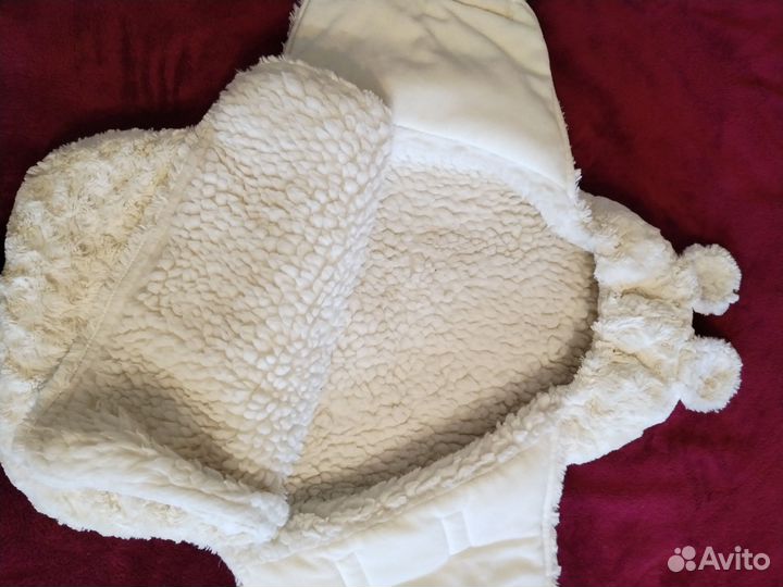 Конверт зимний для новорожденных