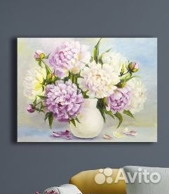 Картина интерьерная «Пионы»