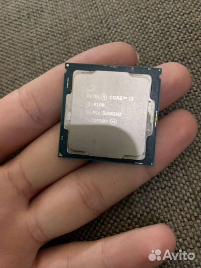 Процессор intel i3 8100