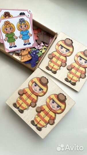 Развивающие игрушки для малышей из дерева и фетра