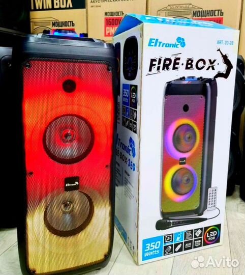 Портативная колонка eltronic fire BOX 350watt