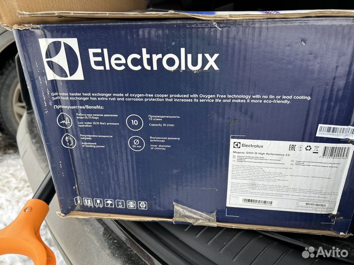 Газовая колонка electrolux