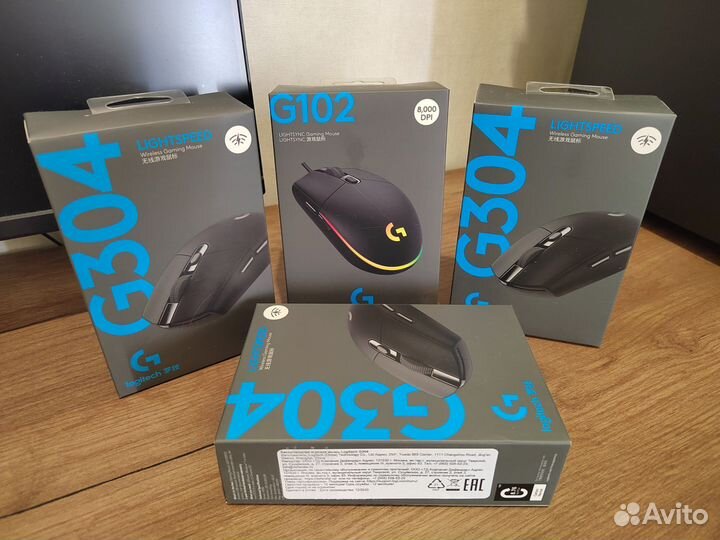 Logitech g102 g 304 g 305 (новые, оригинал)