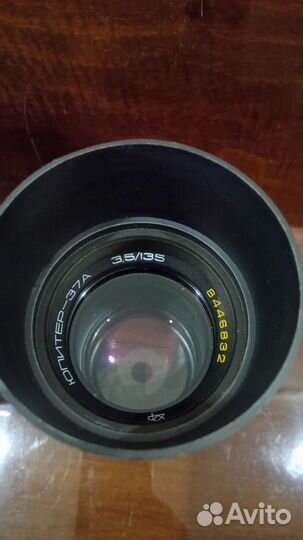 Юпитер-37А мс 135mm f/3.5 объектив СССР М42