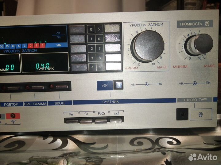 Дека кассетная Вега мп120