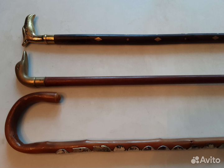 Трости дерево, латунь. Европа. Б/у