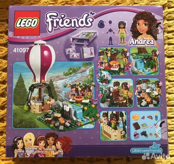 Lego Friends 41097 Воздушный шар Хартлейк Сити