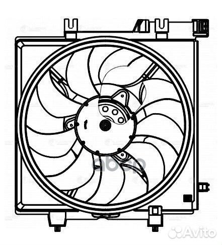 Вентилятор радиатора subaru forester (S13) (12)