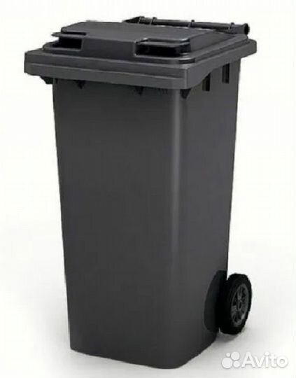 Контейнер для мусора 120 л с крышкой