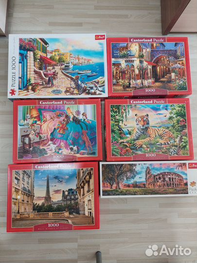 Пазлы 500, 1000