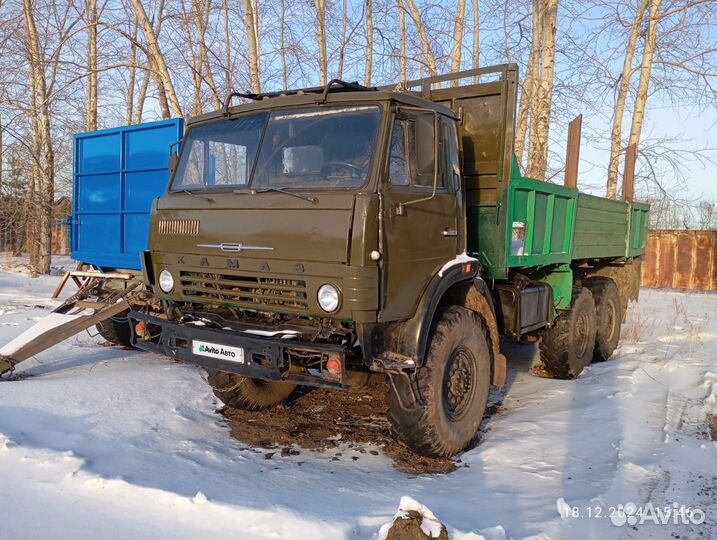 Лесовоз (сортиментовоз) КАМАЗ 43101, 1992