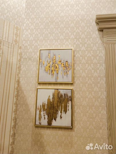 Картина в золотой раме