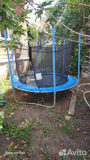 Батут с сеткой бу