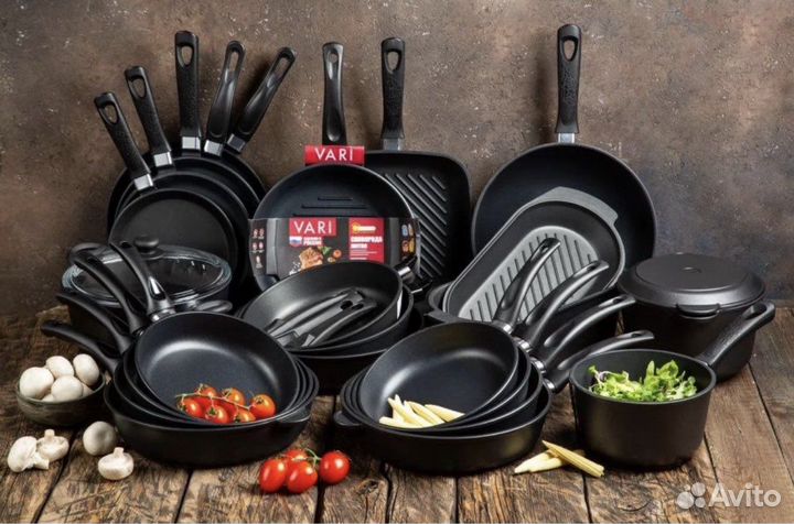 Сковородка, кастрюля, гриль, блинница новые