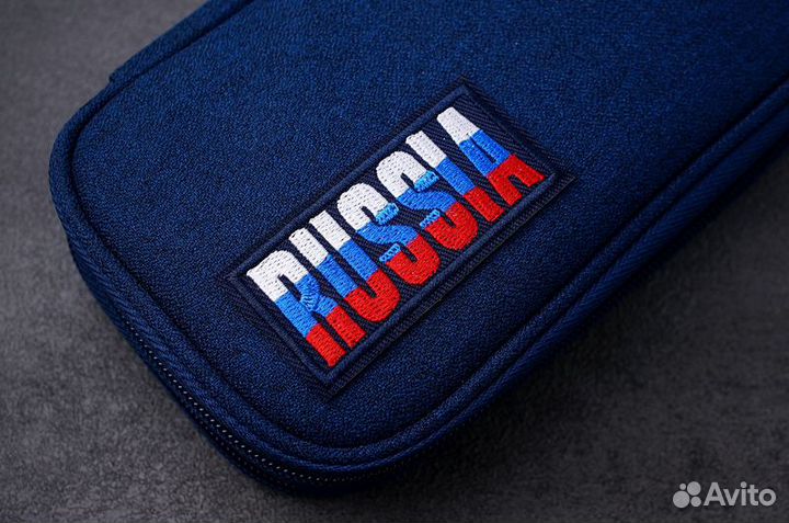 Нашивка, патч, шеврон с вышивкой Russia (Термо)