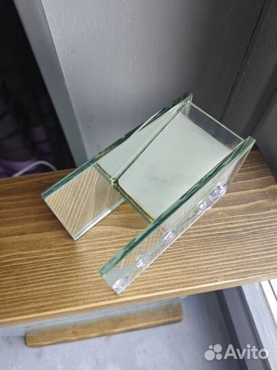 Свеча интерьерная стеклянная