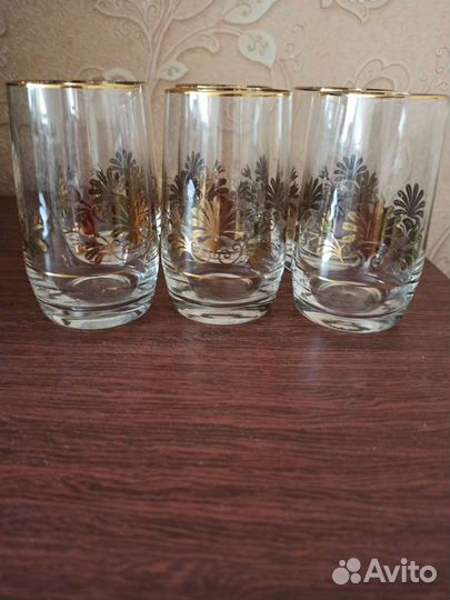 Бокалы, чешское стекло