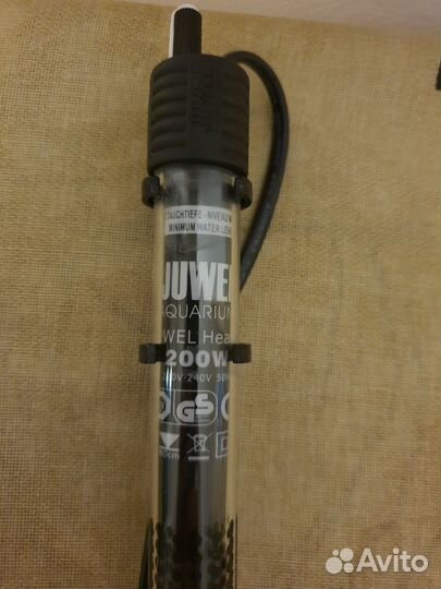 Аквариумный нагреватель Juwel 200W новый