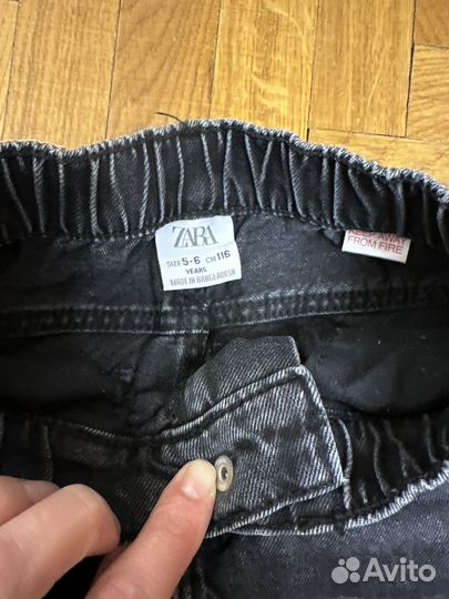 Джинсы zara 5-6 лет