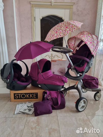 Stokke xplory 3в1 с доп.аксессуарами