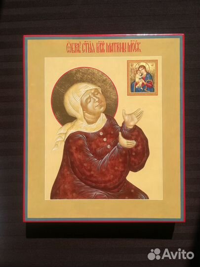 Икона Святая Блаженная Матрона Московская