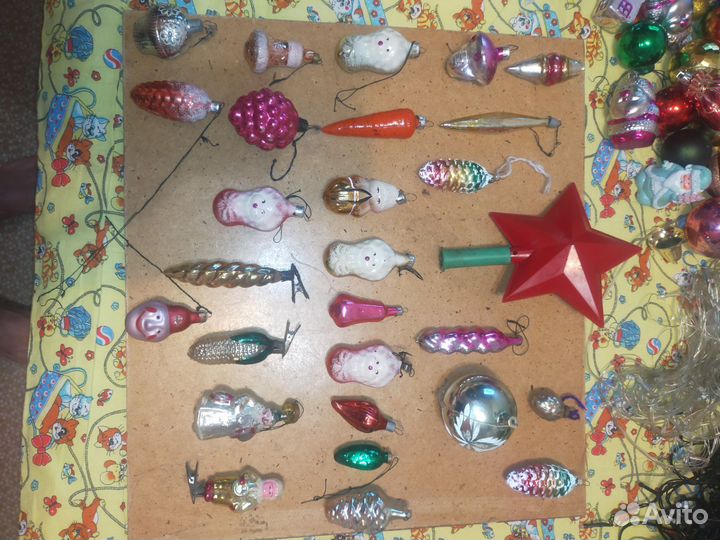 Елочные игрушки СССР, и современные