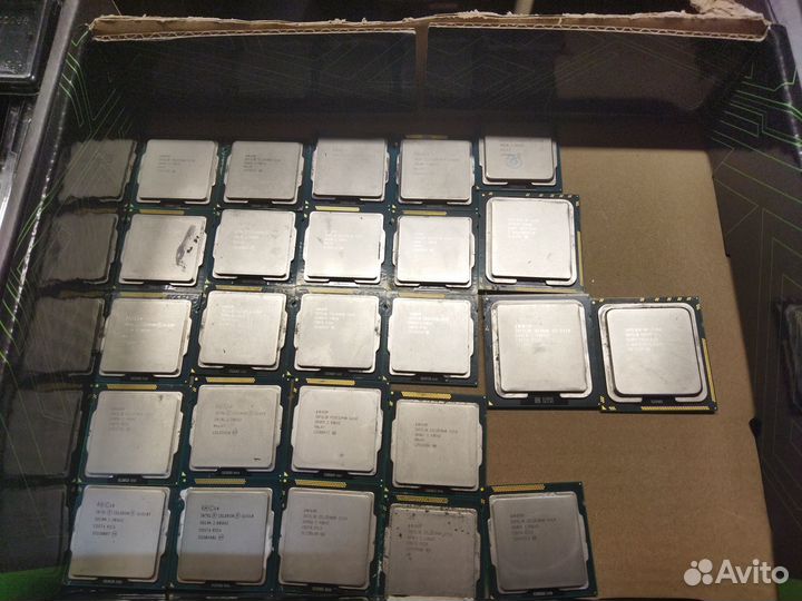 Много процессоров intel и AMD на разные сокеты