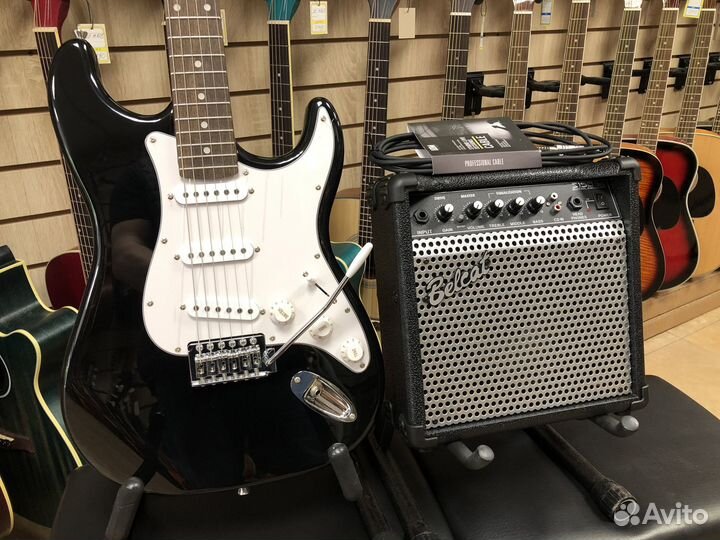 Электрогитара с комбиком (комплект)