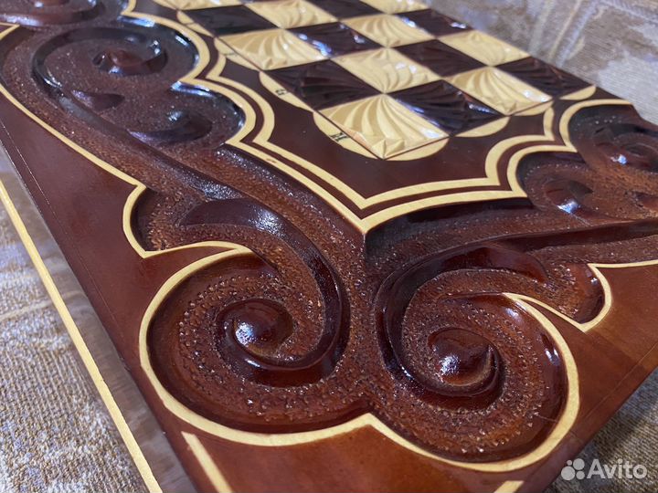 Нарды, шашки, шахматы ручной работы