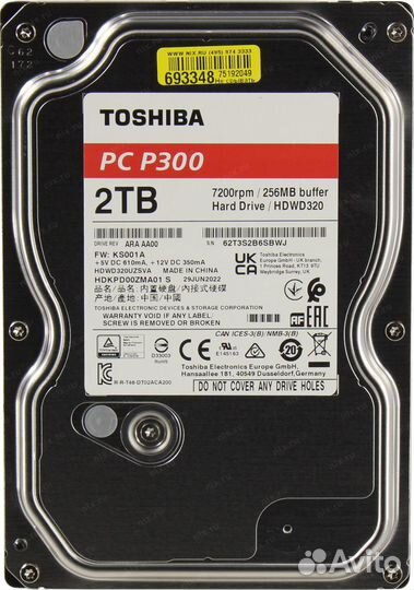 Жесткий диск Toshiba hdwd320uzsva